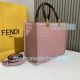 Replica Fendi Pink Textured Sunshine Small Tote (3)_th.jpg